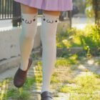 Kawaii Japanese Kaomoji Stockings word3