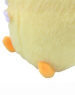 Close-up of a yellow duck with knife plush, part of the Kawaii Little Duckling with Knife - Meme Collection.