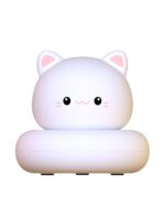 Kawaii Led Desk Lamp, a cute cat-shaped night light with soft lighting.