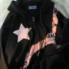 Harajuku Style Streetwear Hoodie - Grunge Aesthetic word1