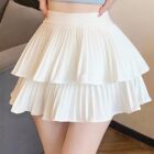 Ballet Style Pleated Skirt - Korean Aesthetic word1