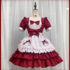 Red Maid Dress - Kawaii Clothes word1