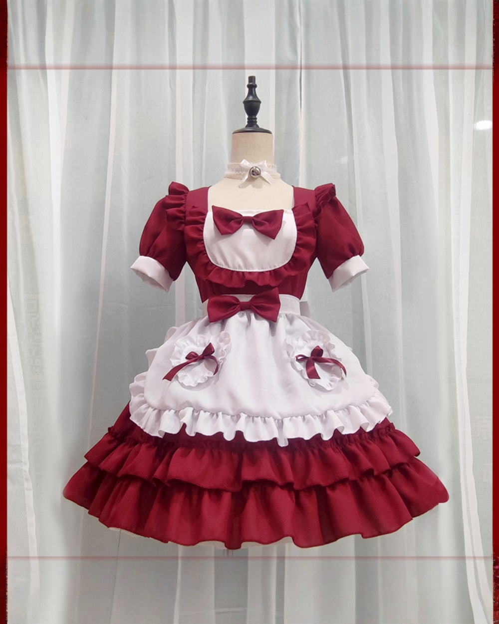 efqucytsjeajpsw50fvl.jpg Red Maid Dress - Kawaii Clothes word1