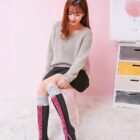 Kawaii Chicken Legs Socks word3