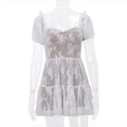 Short Mesh Dress - Coquette Aesthetic word1