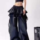 Fake Skirt Cargo Pants - Y2K Aesthetic word2