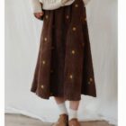 Embroidered Skirt - Retro Aesthetic word2