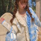 Milkshake Knitted Cardigan - Harajuku Aesthetic word1