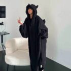 Cute Little Devil Loose Pajamas - Kawaii Decor word3