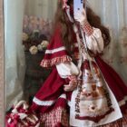 Red Cape Puffy Dress - Classic Lolita Aesthetic word2