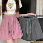 Elastic Casual Shorts - Korean Aesthetic word2
