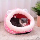 Kawaii Animal-Themed Cat Bed word1