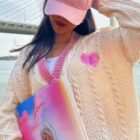 Embroidered Cardigan Sweater - Kawaii Clothes word1