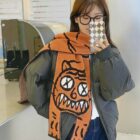 Cartoon Animals Scarf - Cute Clothes word1
