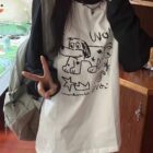 Long Sleeve T-shirt - Dog Doodle word3
