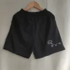 Cute Cotton Black Shorts - Kaomoji Aesthetic word2
