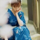 Deep Blue Yukata - Japanese Aesthetic word1