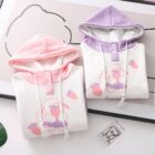 Kawaii Harajuku Foodie Happy Rabbit Hoodie word2