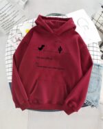 Red dinosaur gamer hoodie featuring a T-Rex graphic and 'You are offline' text.