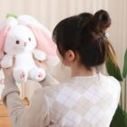 Kawaii Transformable Bunny Plushie - Carrot and Strawberry word3