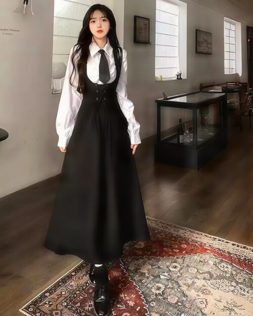 Elegant Uniform Set - Preppy Aesthetic