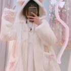 Pink Neko Fur Coat word2