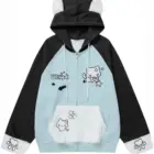 Kawaii Neko Hoodie - Harajuku Aesthetic word3