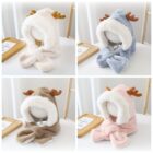 Cute and Fluffy Reindeer Winter Hat word1