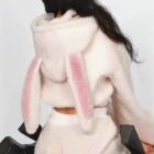 Bunny Hooded Plush Pajamas - Kawaii Clothes word1