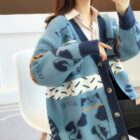 Otom Cat Cardigan Sweater - Vintage Aesthetic word1