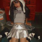 Silver Pleated Skirt - Coquette Aesthetic word3