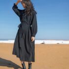Korean Style Long Dress French - Vintage Aesthetic word1