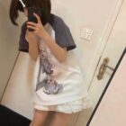 Harajuku Detachable Sleeve T-Shirt - Cutecore word3