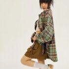 Casual Retro Plaid Shirt - Y2K Aesthetic word1