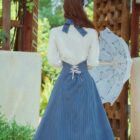 Elegant Literary Girl Set - Cottagecore Aesthetic word1