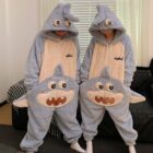 Pajama Dino-Shark Jumpsuit - Couple Edition word3
