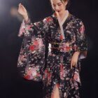 Satin Kimono - Japanese Design word2