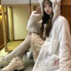 Kawaii Harajuku Neko Cat Hoodie - Padded Coat Edition word1