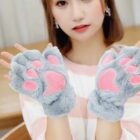 Kawaii Neko Paws Gloves word2