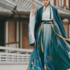 Embroidered Jade Hanfu - Chinese Aesthetic word3
