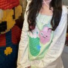 Kawaii Lime Shirt - Harajuku Aesthetic word1