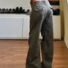 American Style High Waist Pants - Y2K Aesthetic word2