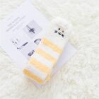 Winter Long Fluffy Socks - Animals Edition word3