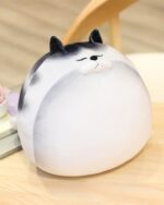 Kawaii Extra Chonky Cat Plushie - Round Edition, a soft, round plush cat toy.