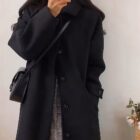 Korean Style Woolen Coat word1