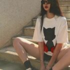 Astro Silhouette T-Shirt - Vintage Aesthetic word1