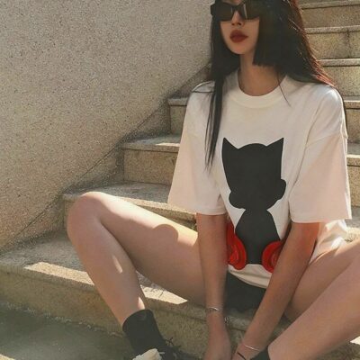 Astro Silhouette T-Shirt - Vintage Aesthetic