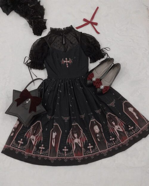 Suspender Dress - Gothic Lolita