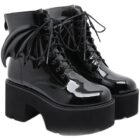High Heels Leather Boots - Gothic Collection word2