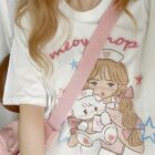 MIKKO Printed Shirt - Harajuku Aesthetic word3